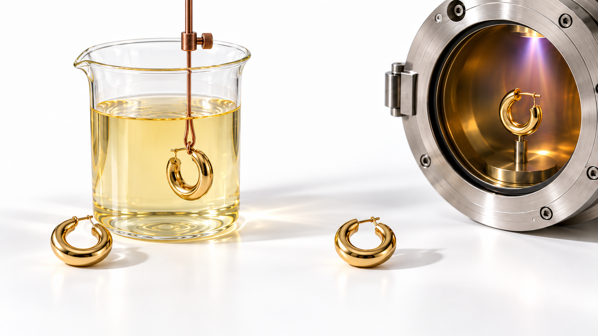 Electroplating vs PVD Jewellery: What's the Difference?