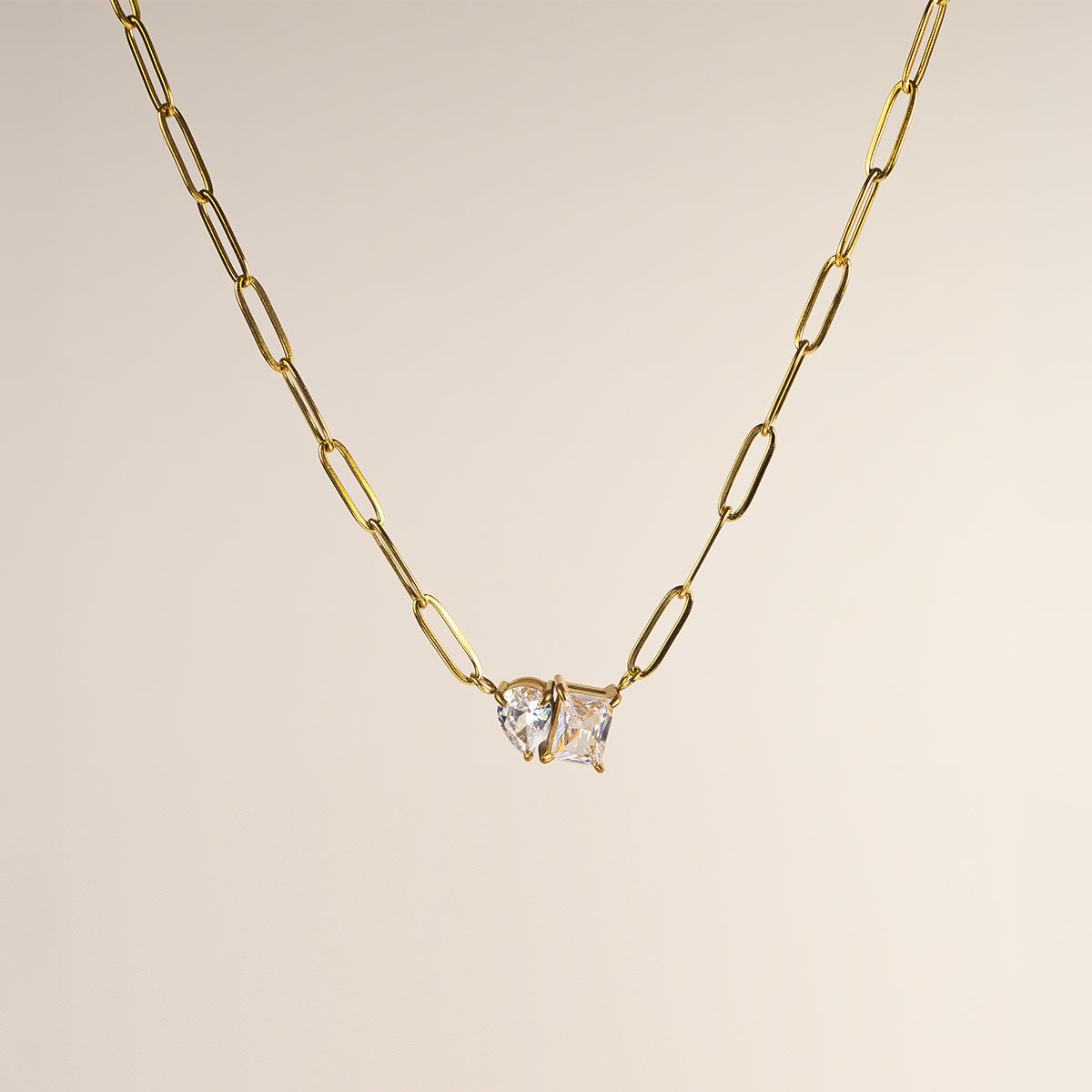 Ada Paperclip Pendant Necklace