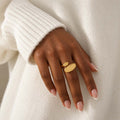 Greta Oval Open Ring