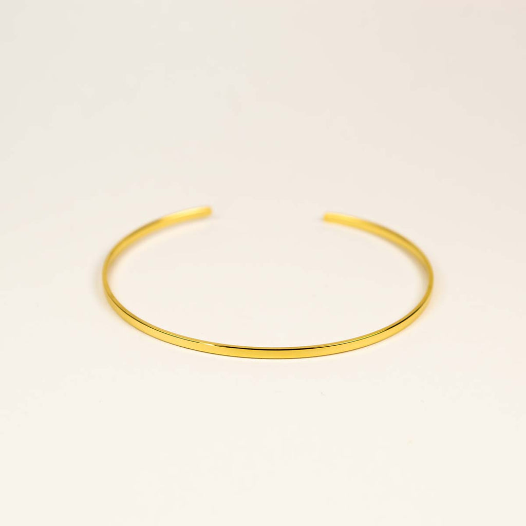 Bracciale rigido sottile Fleur