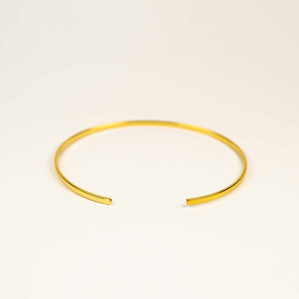 Bracciale rigido sottile Fleur