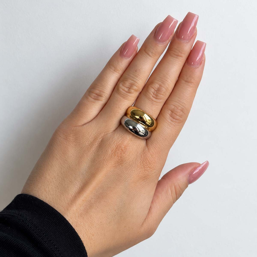 Ingrid Double Dome Ring