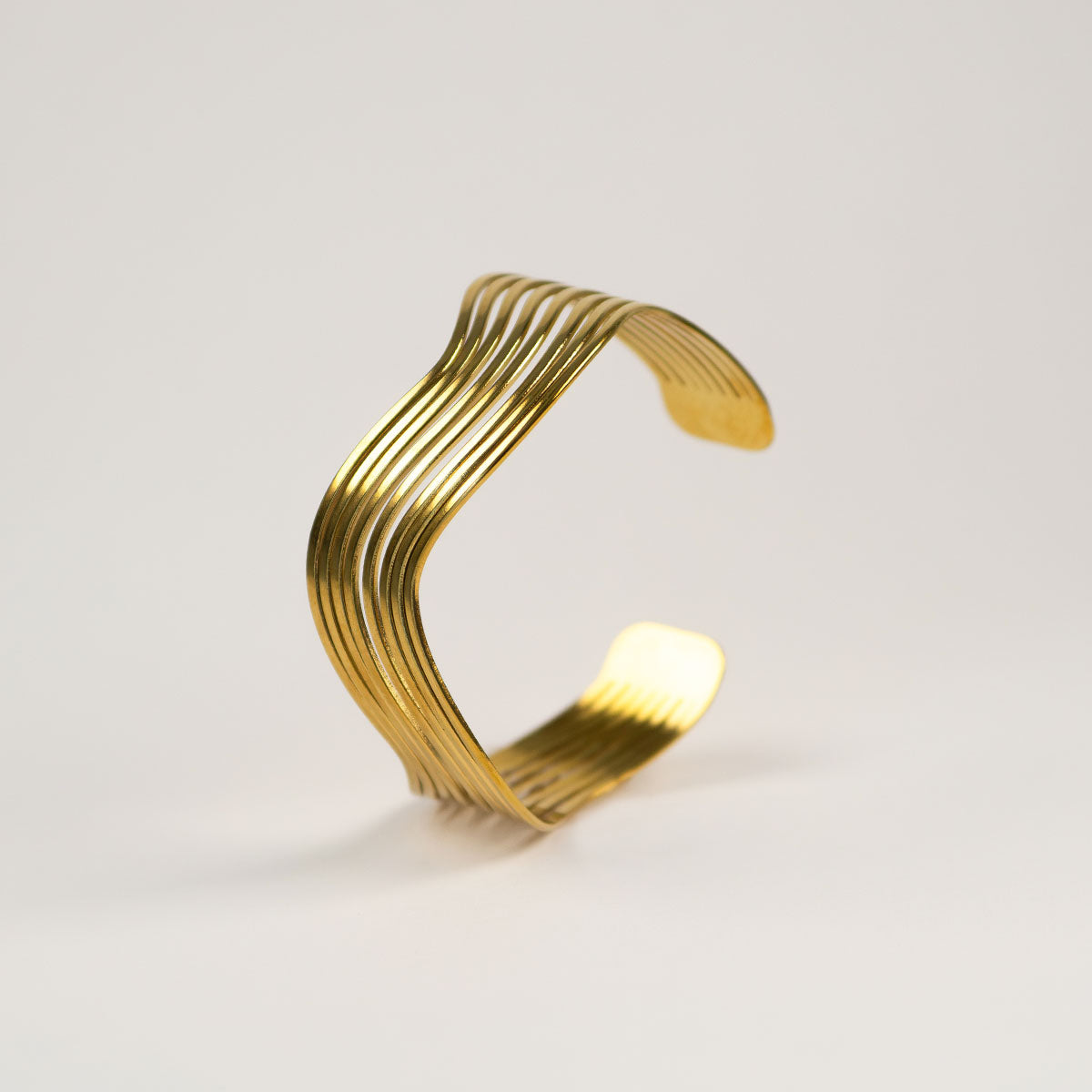 Isla Multi-Line Cuff Bracelet