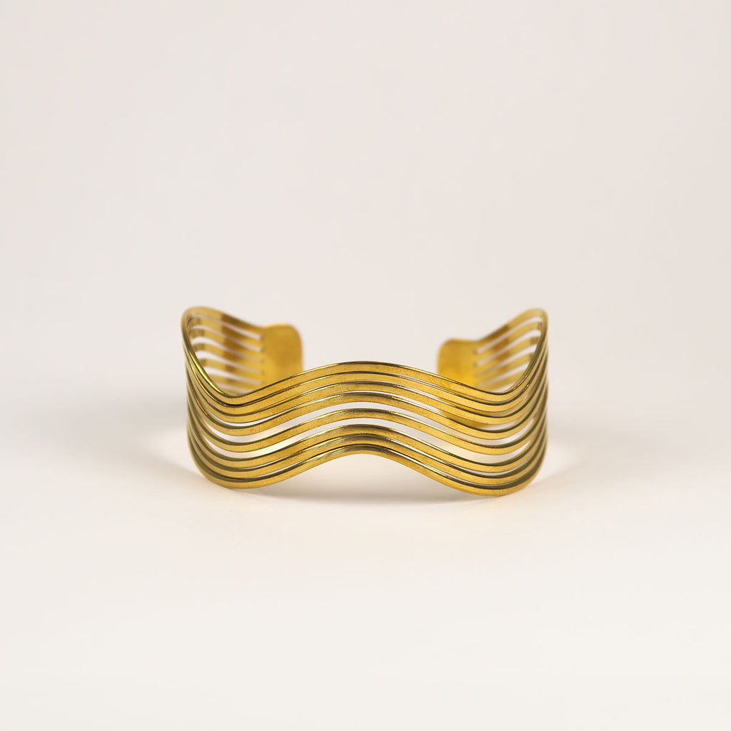 Isla Multi-Line Cuff Bracelet