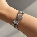 Bracciale rigido a più fili Isla