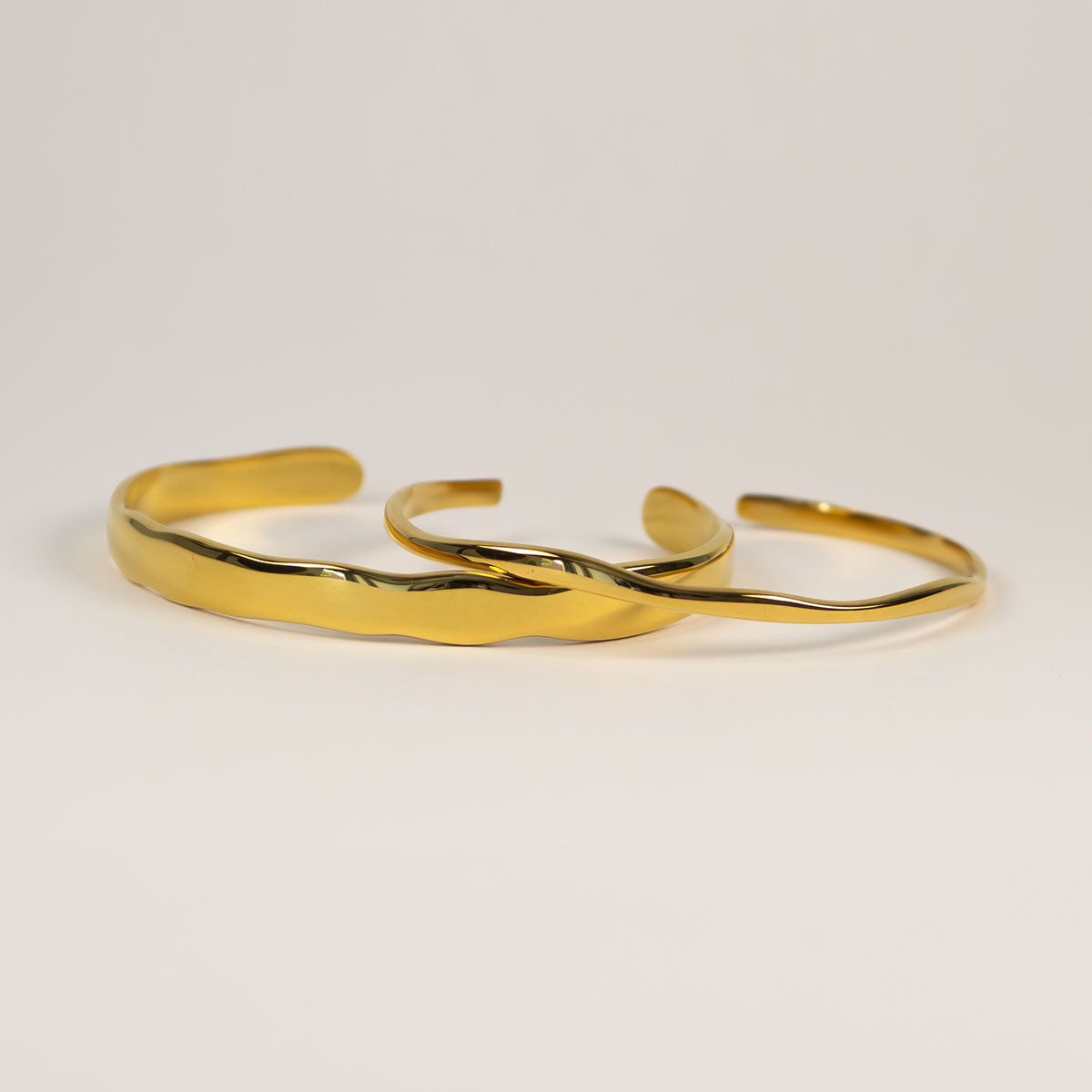 Ivy Twin Wave Cuff Bracelet
