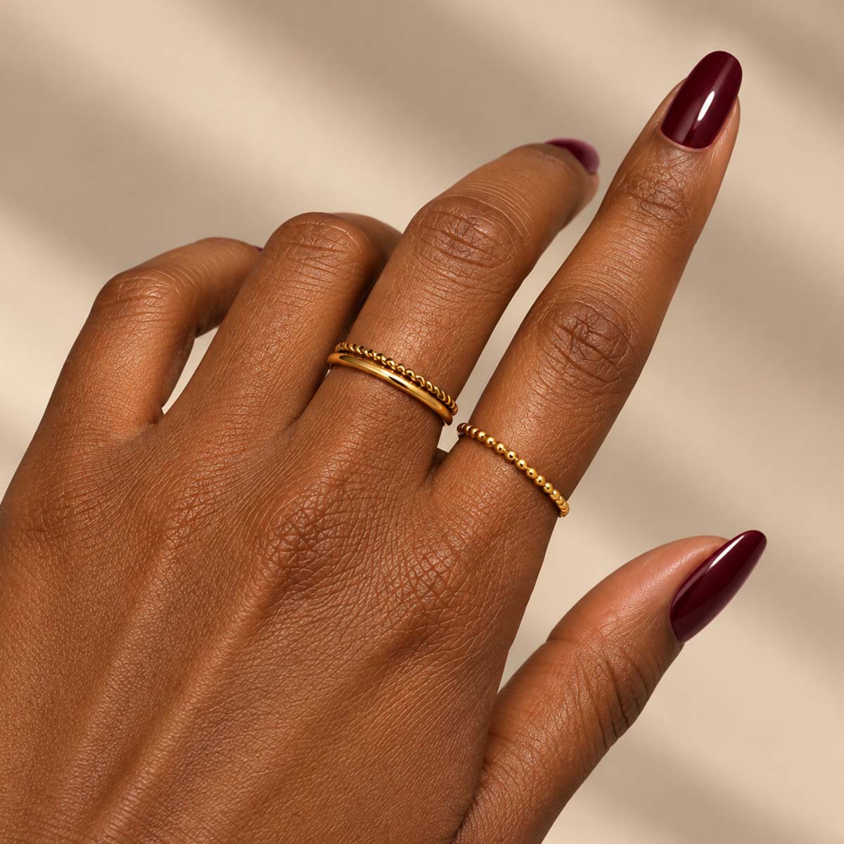 Bague empilable fine Maja