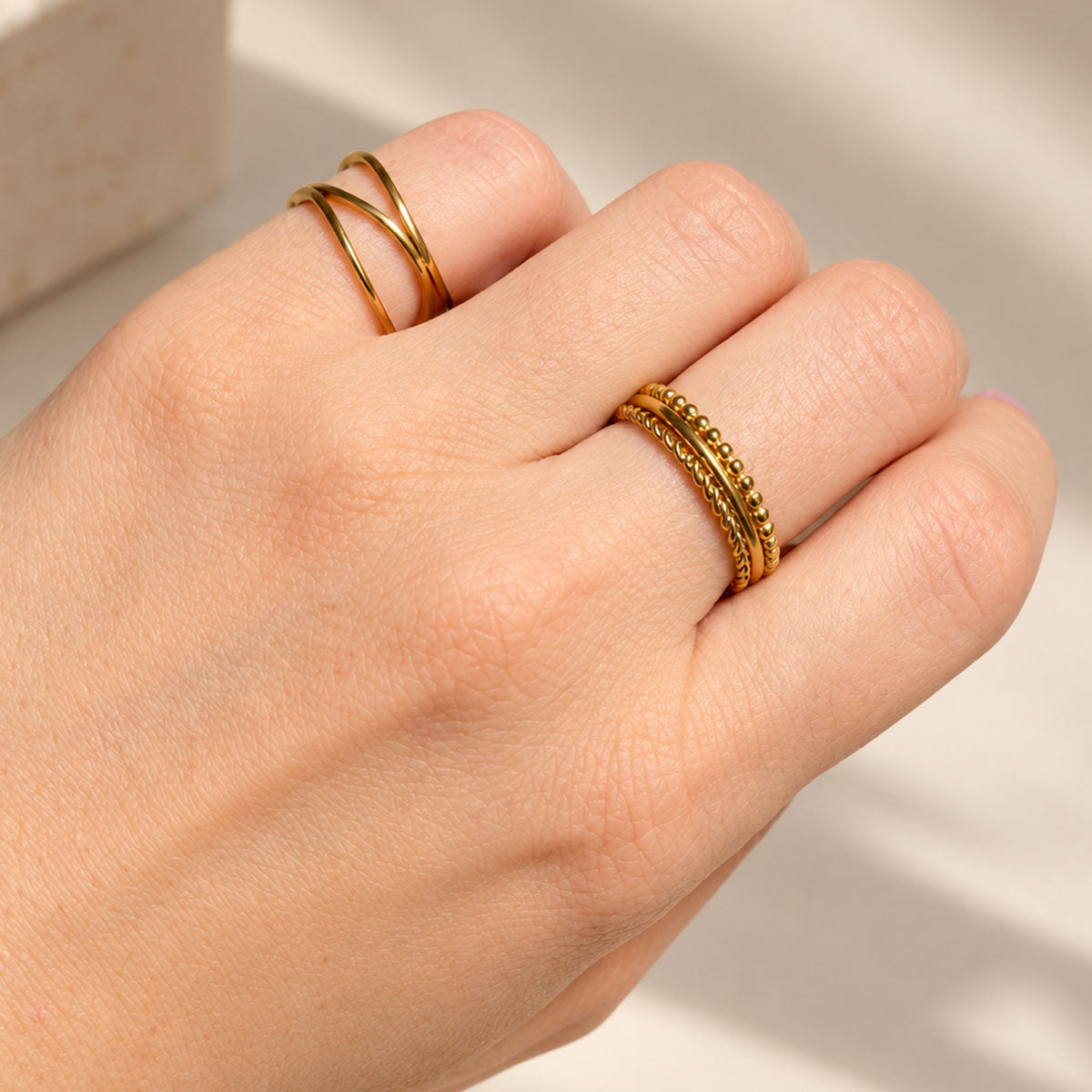 Bague empilable fine Maja