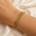 Nyla Herringbone Bracelet