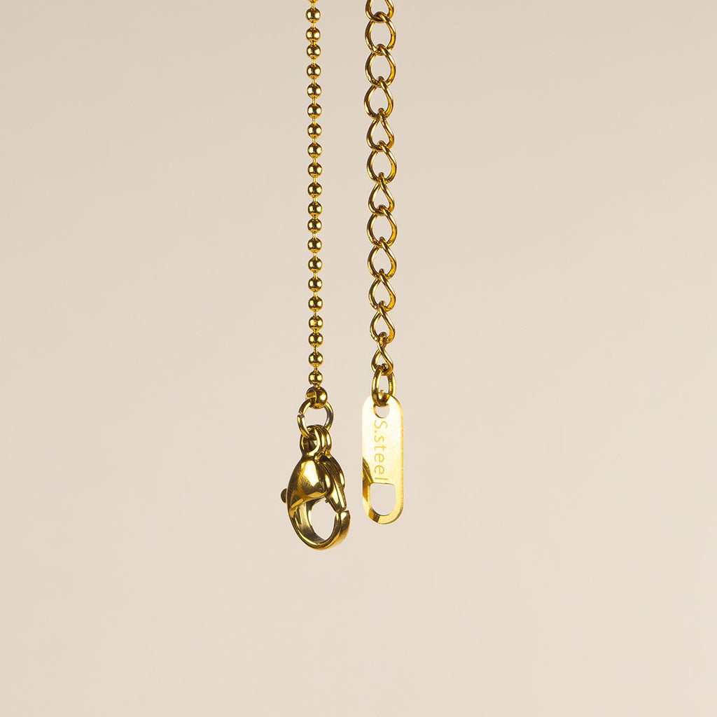 Collana con catena a palline Petra Emerald