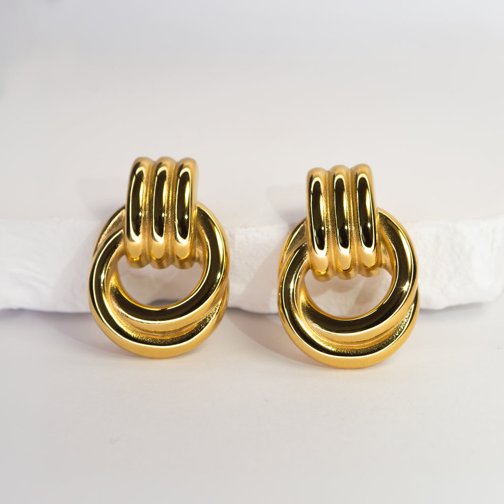 Riva Sculptural Knot Earrings