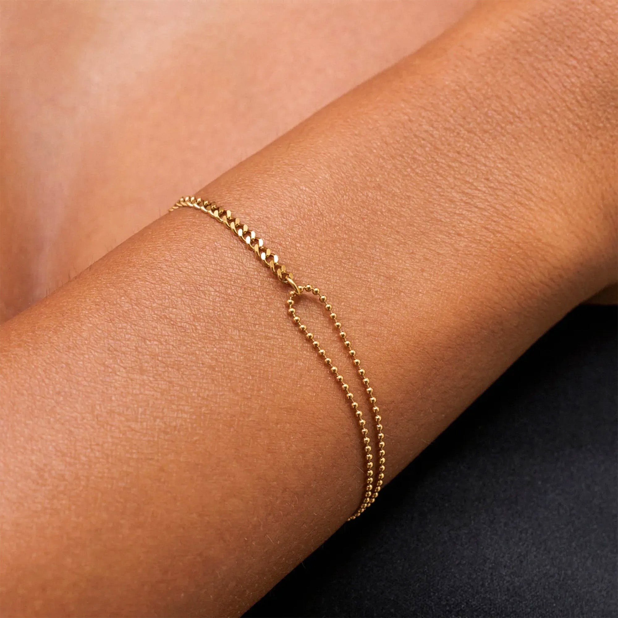 Selene Double Chain Bracelet