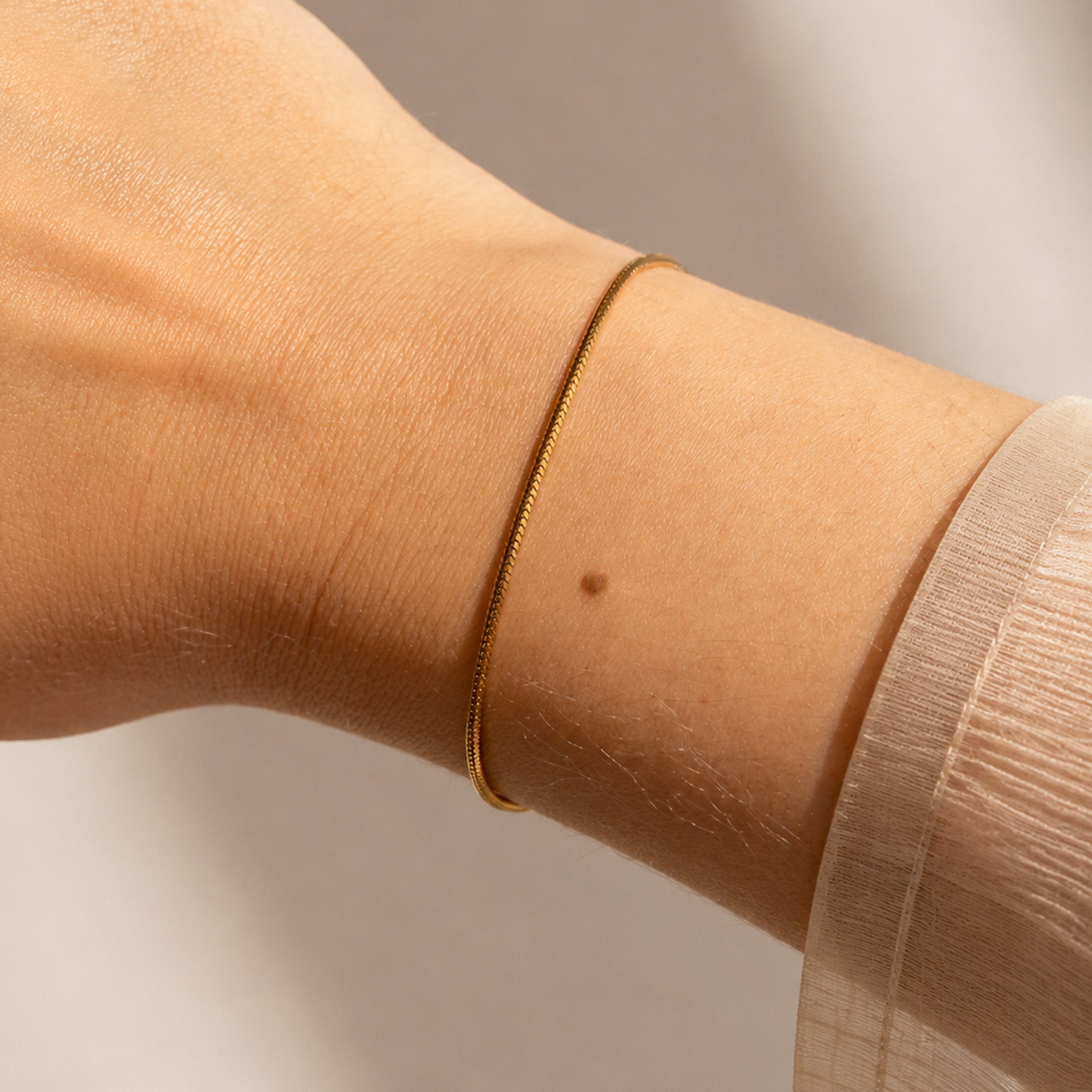 Siena Square Snake Bracelet