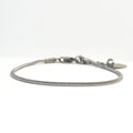 Siena Square Snake Bracelet silver close-up — Tamola Jewellery