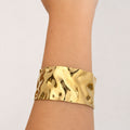 Bracciale rigido martellato Skye