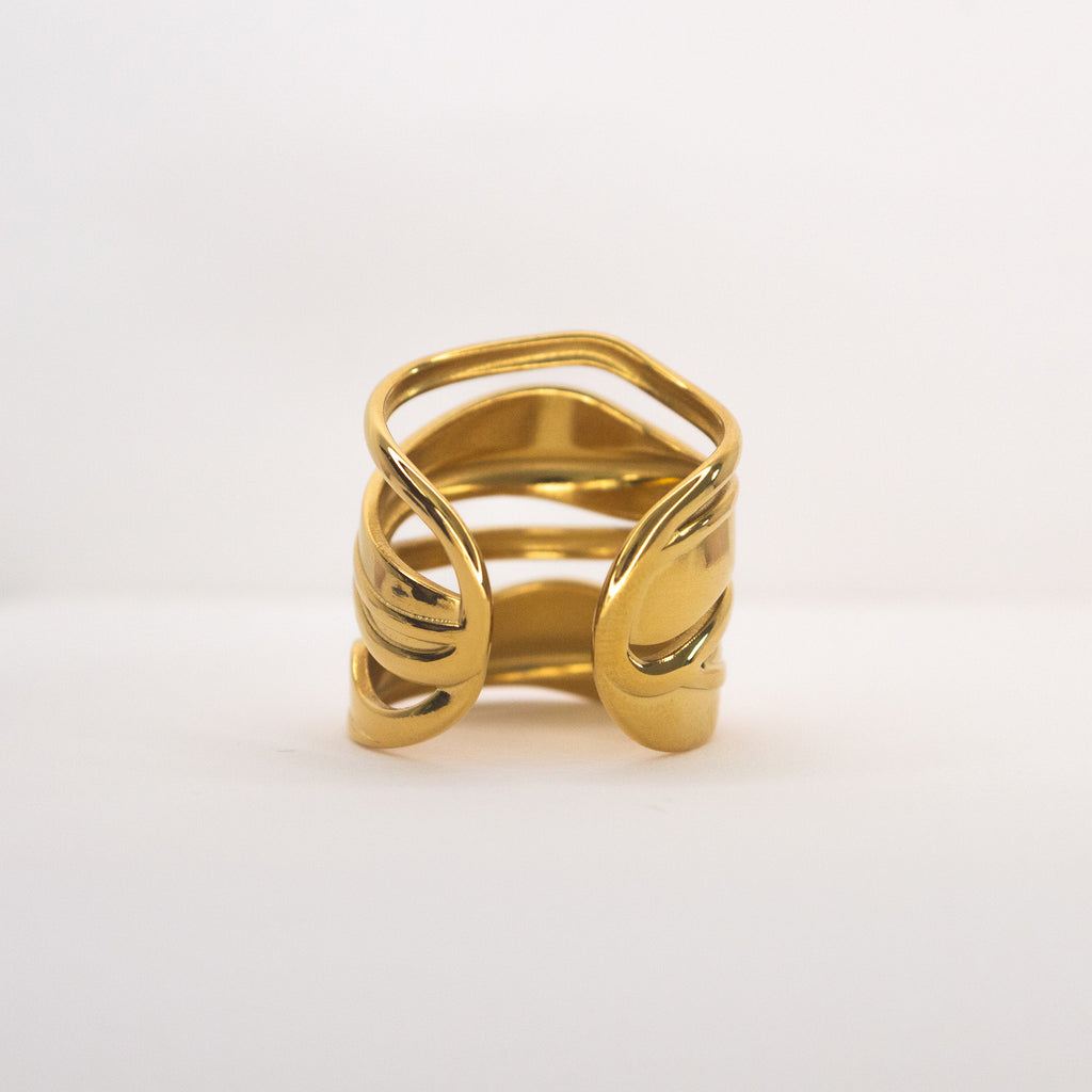 Sena Layered Line Ring