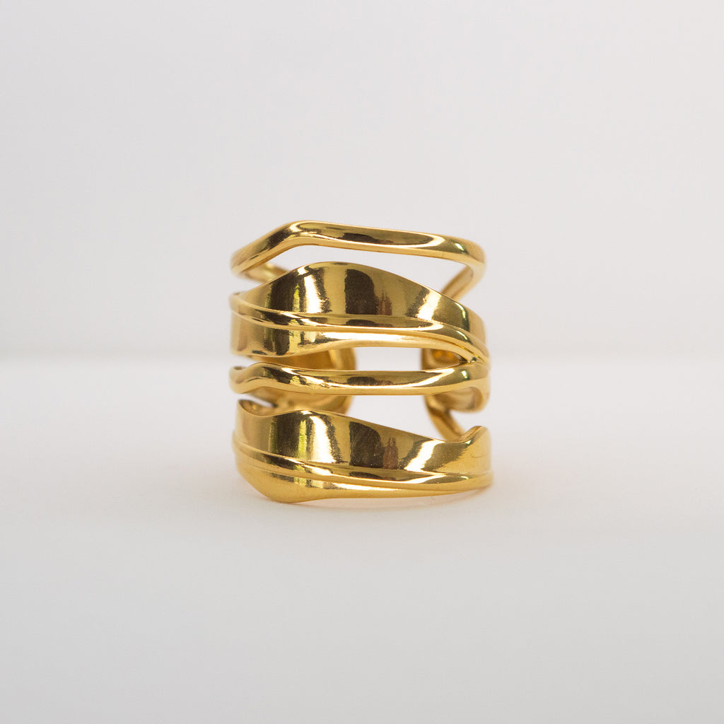 Sena Layered Line Ring