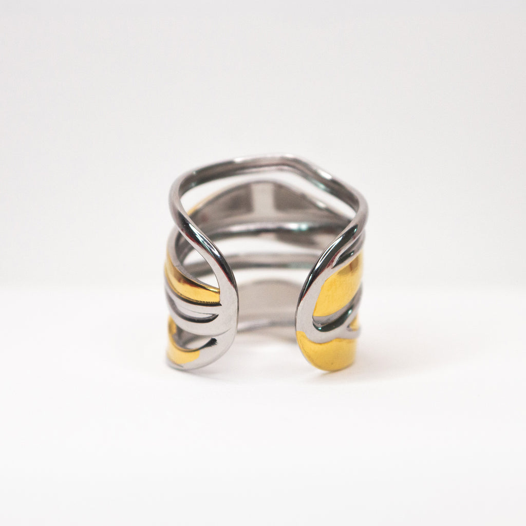 Sena Layered Line Ring