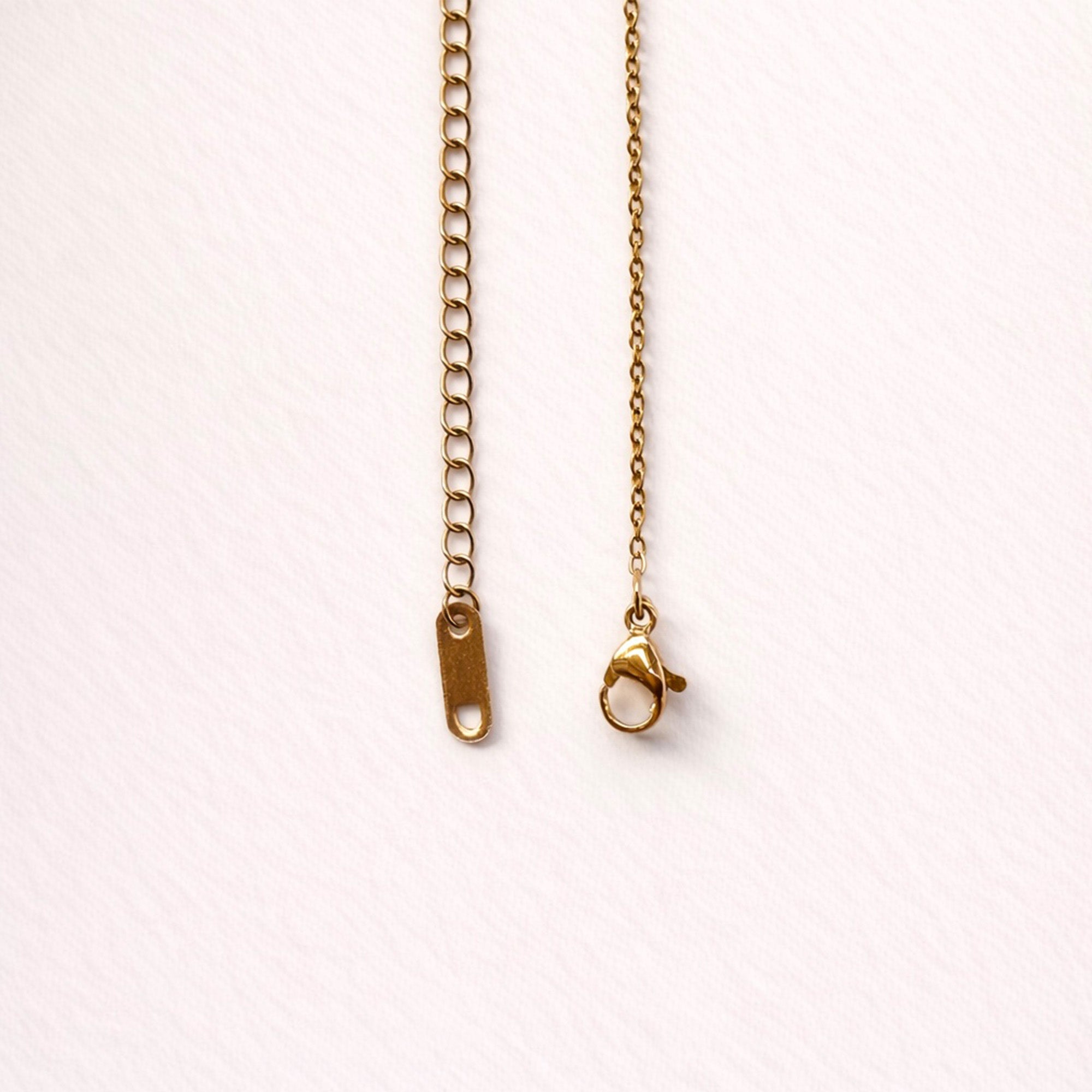 Arla Gold Cube Chain Necklace