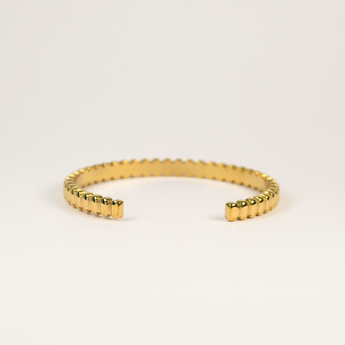 Vela Ribbed Cuff Bracelet