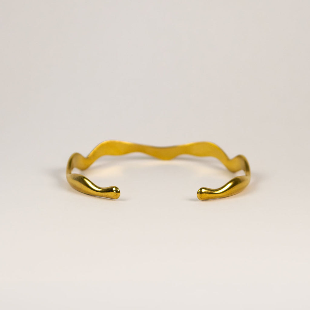 Wren Wavy Cuff Bracelet