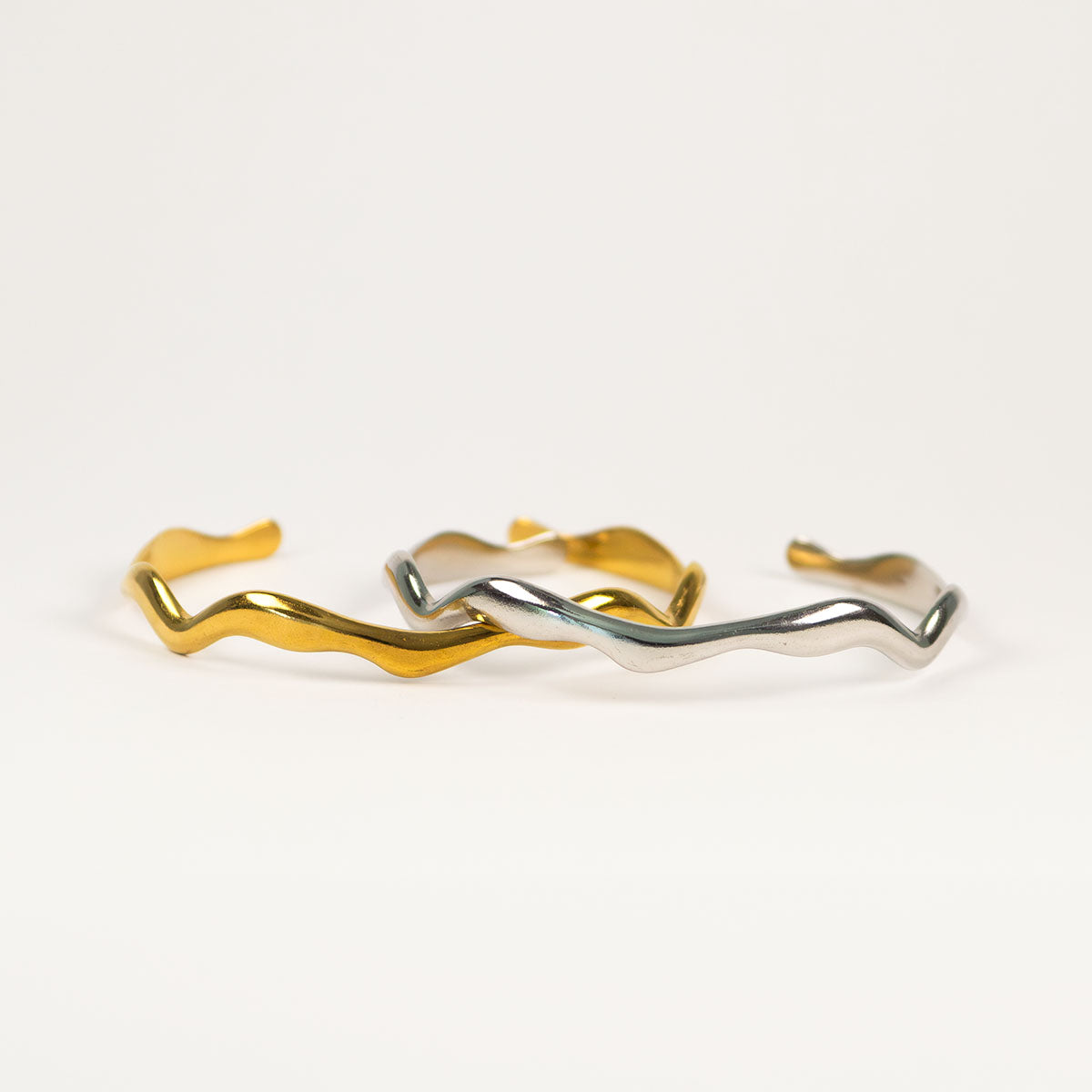 Wren Wavy Cuff Bracelet