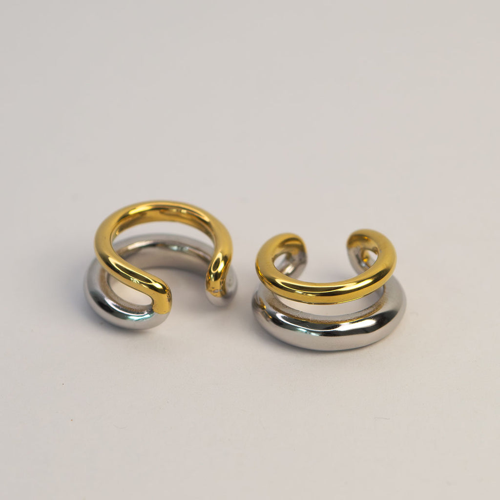 Ear cuff Dilia a doppio anello