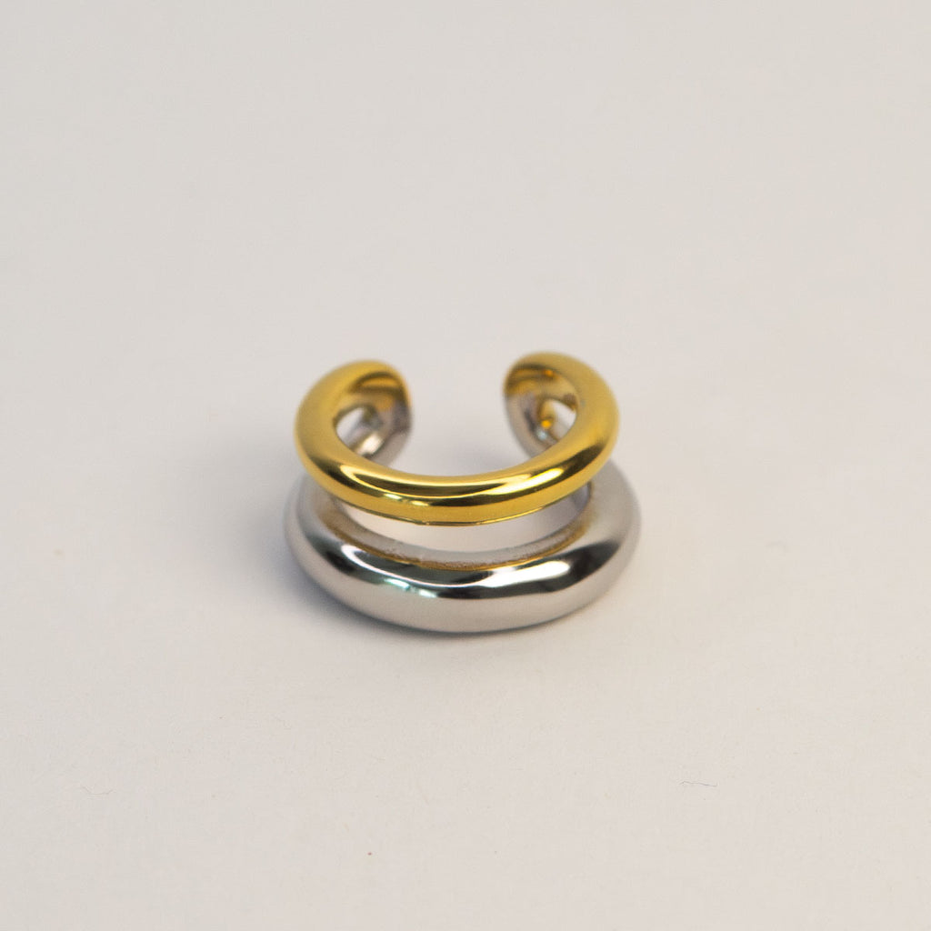 Ear cuff Dilia a doppio anello