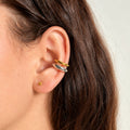 Ear cuff Dilia a doppio anello