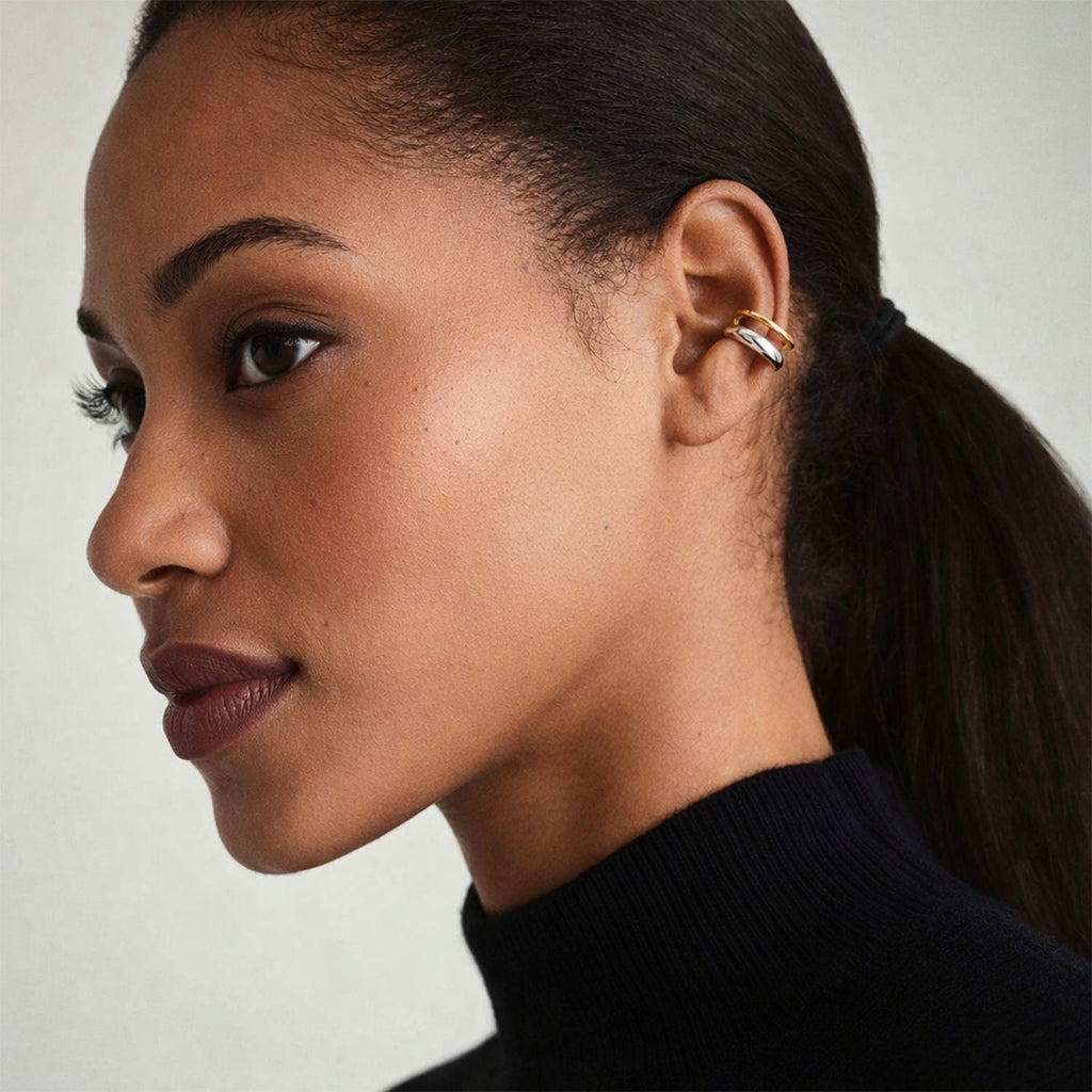 Ear cuff Dilia a doppio anello