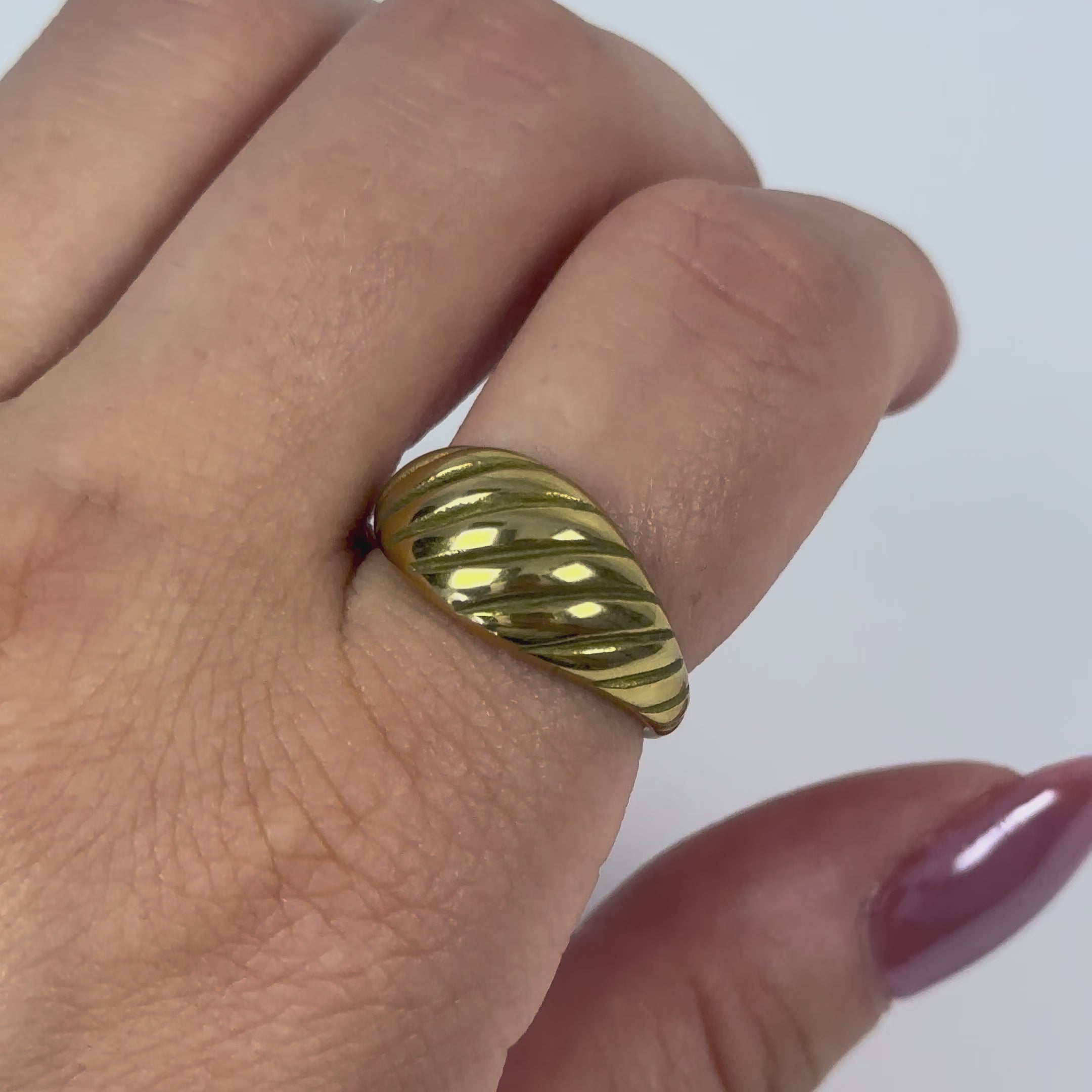Camille Sculptural Dome Ring