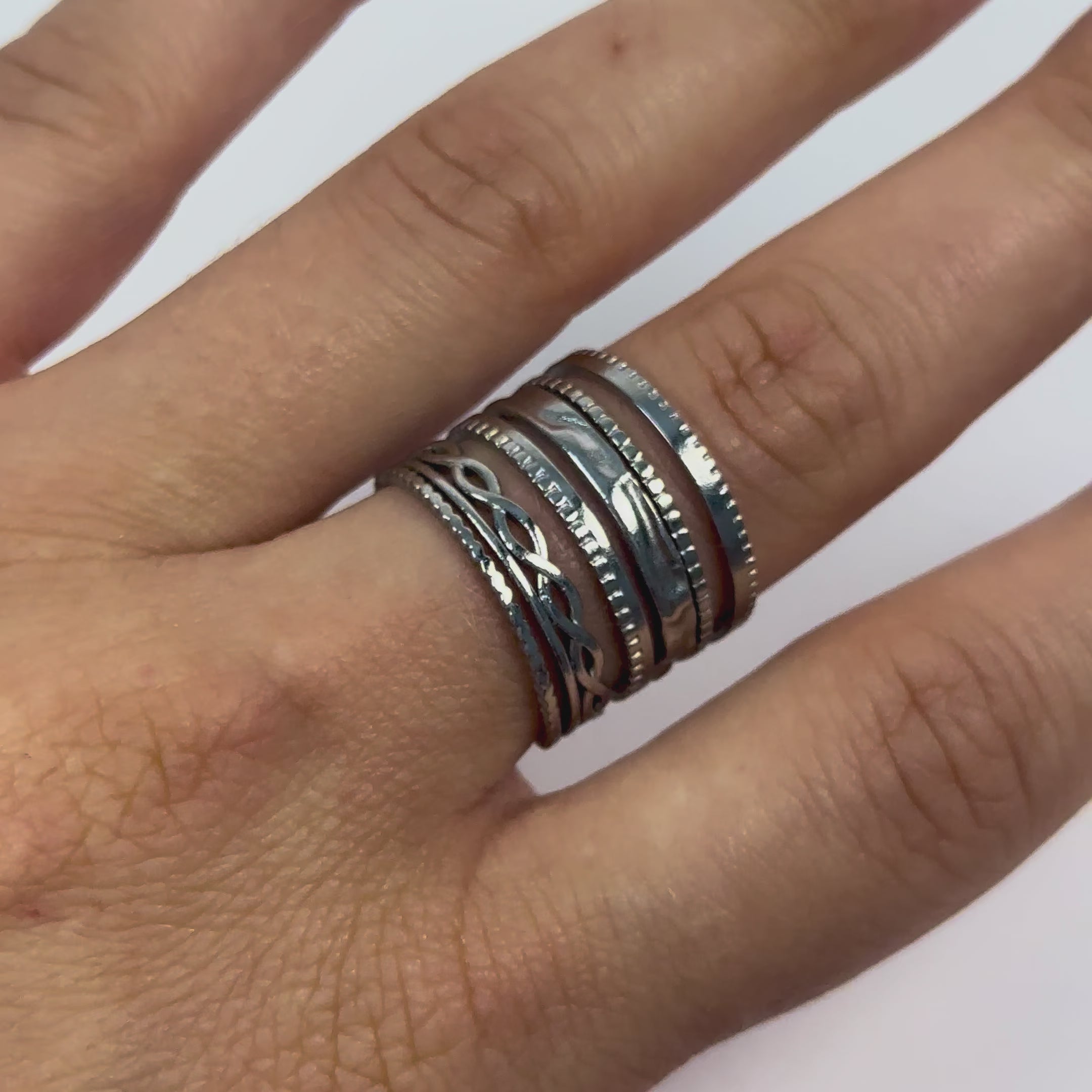 Sora Verstelbare Stalen Ring