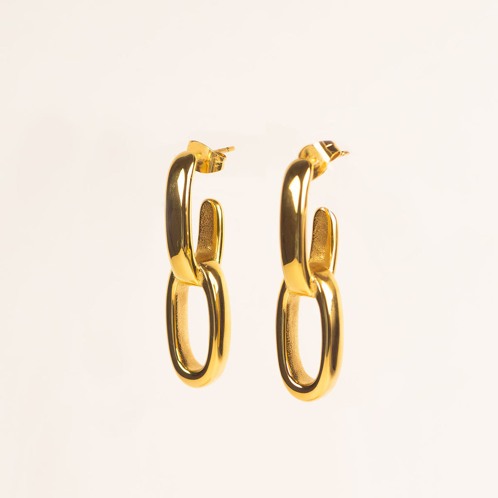 Romy Geometric Drop Earrings