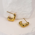 Solène Sculptural Huggie Earrings
