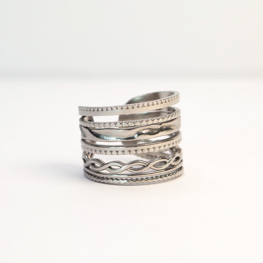 Sora Verstelbare Stalen Ring