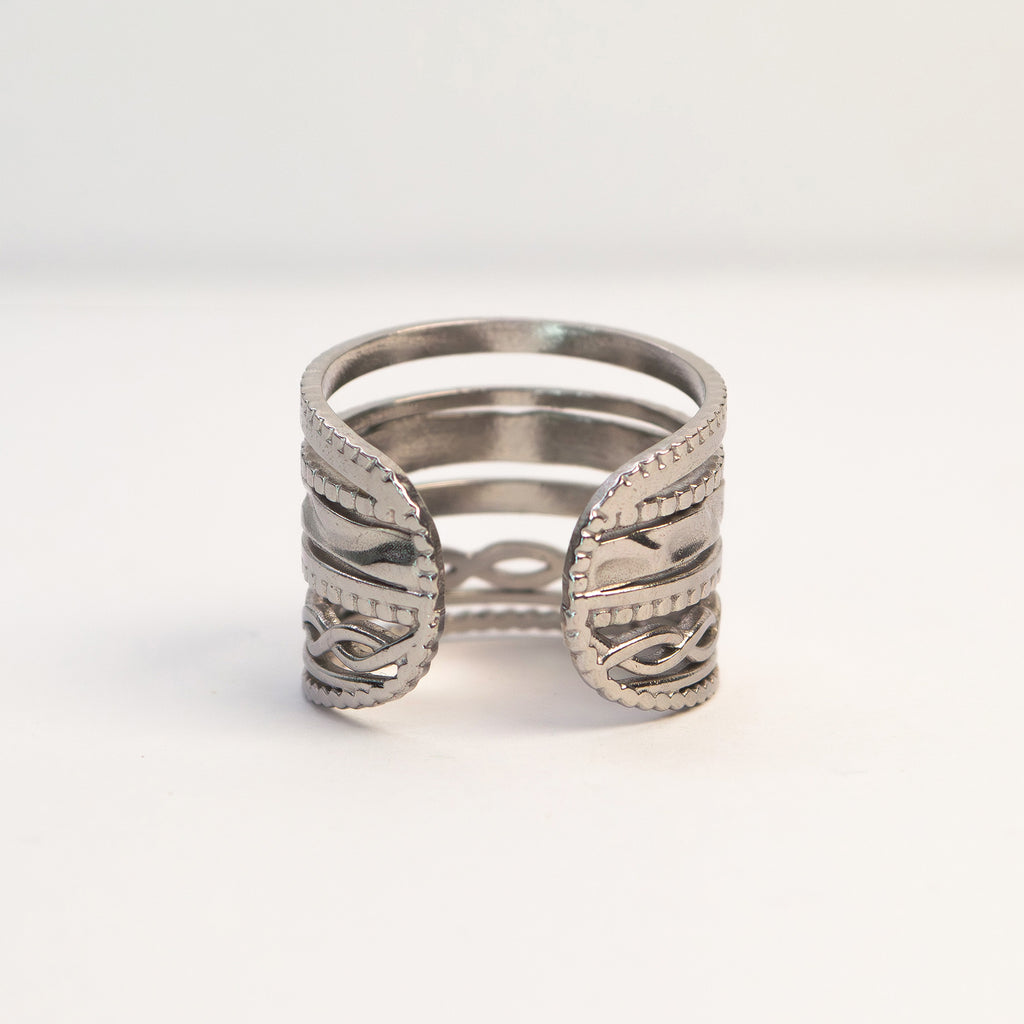 Sora Verstelbare Stalen Ring