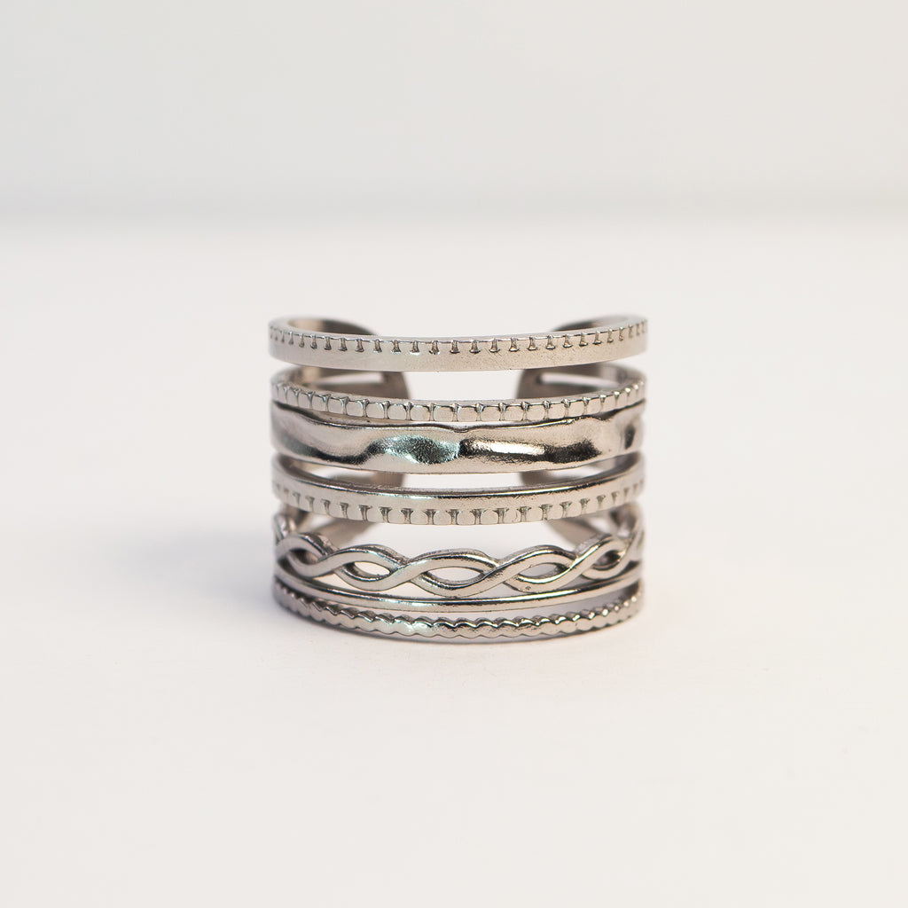 Sora Verstelbare Stalen Ring