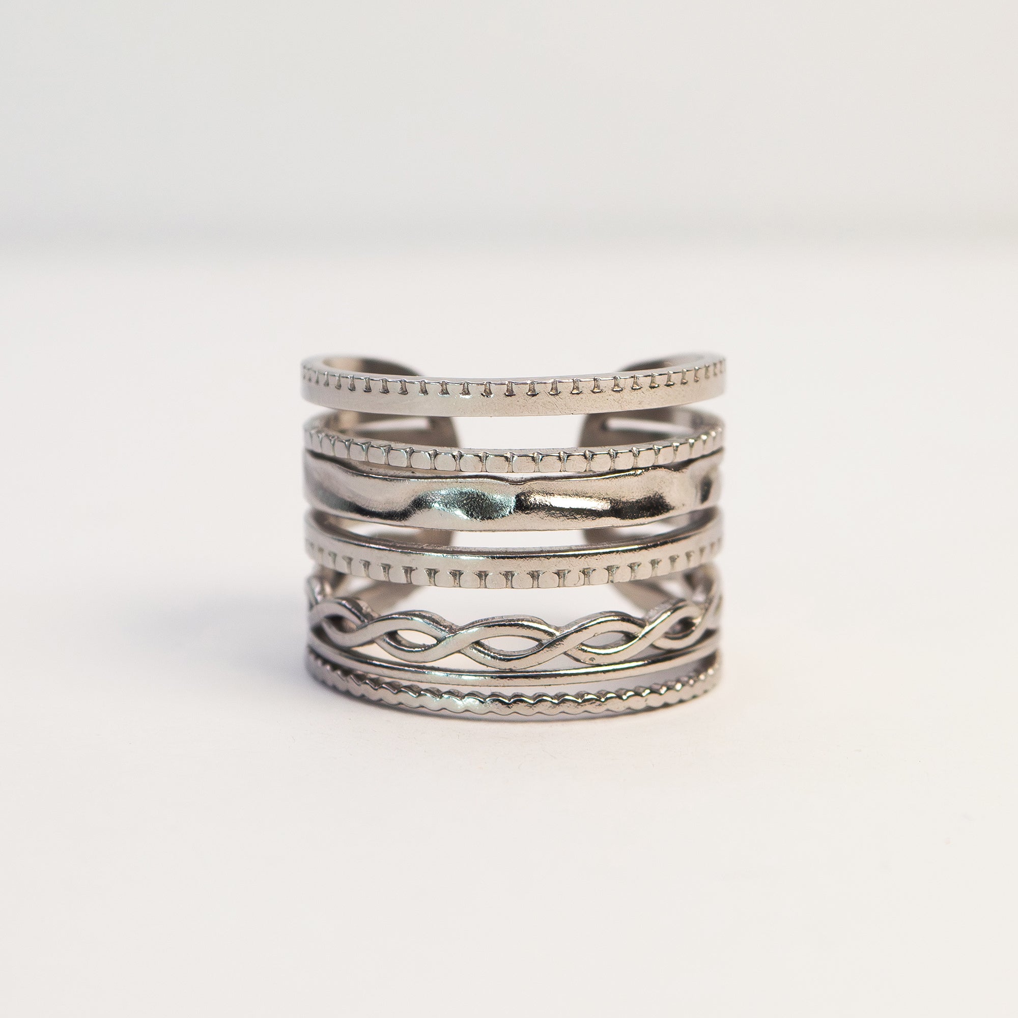 Sora Adjustable Steel Ring